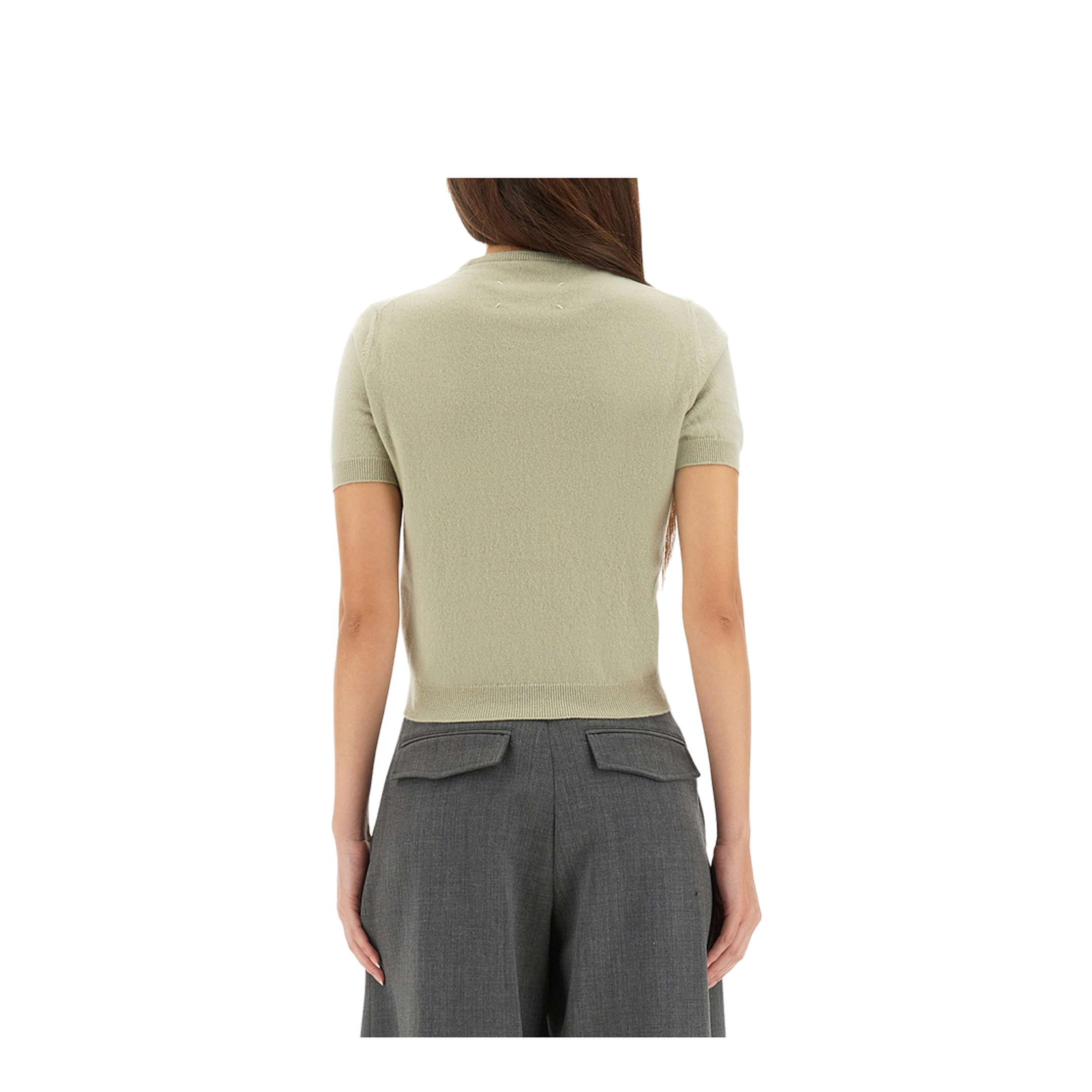 Wool Crew Neck T-Shirt - Image 3