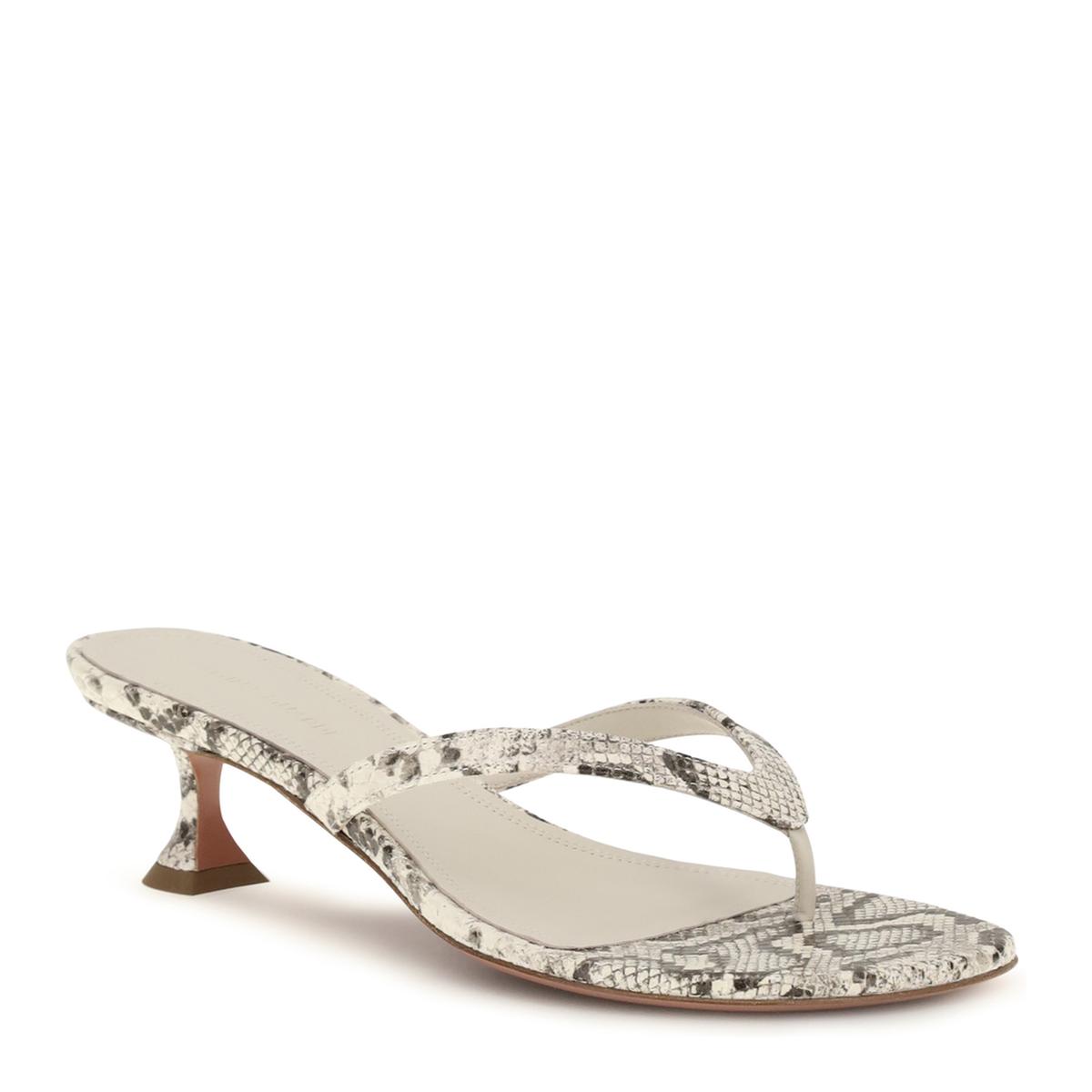 Snake-Print Juliette Thong Sandals - Image 2