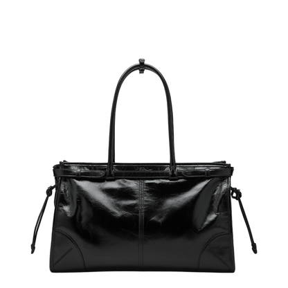 Bonnie Large Leather Handbags - Black - Image 2