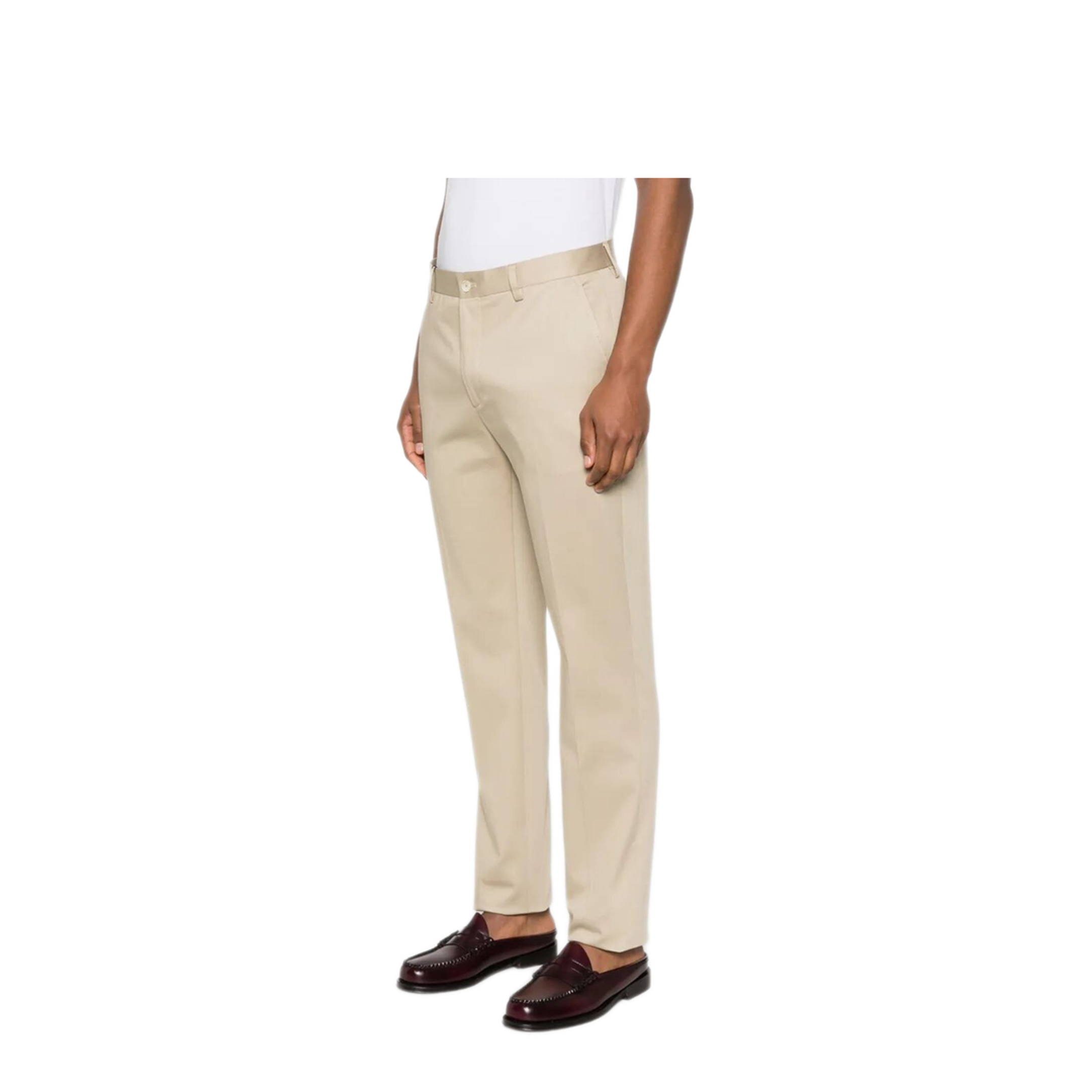 Roma Cotton Straight-Leg Trousers - Image 4