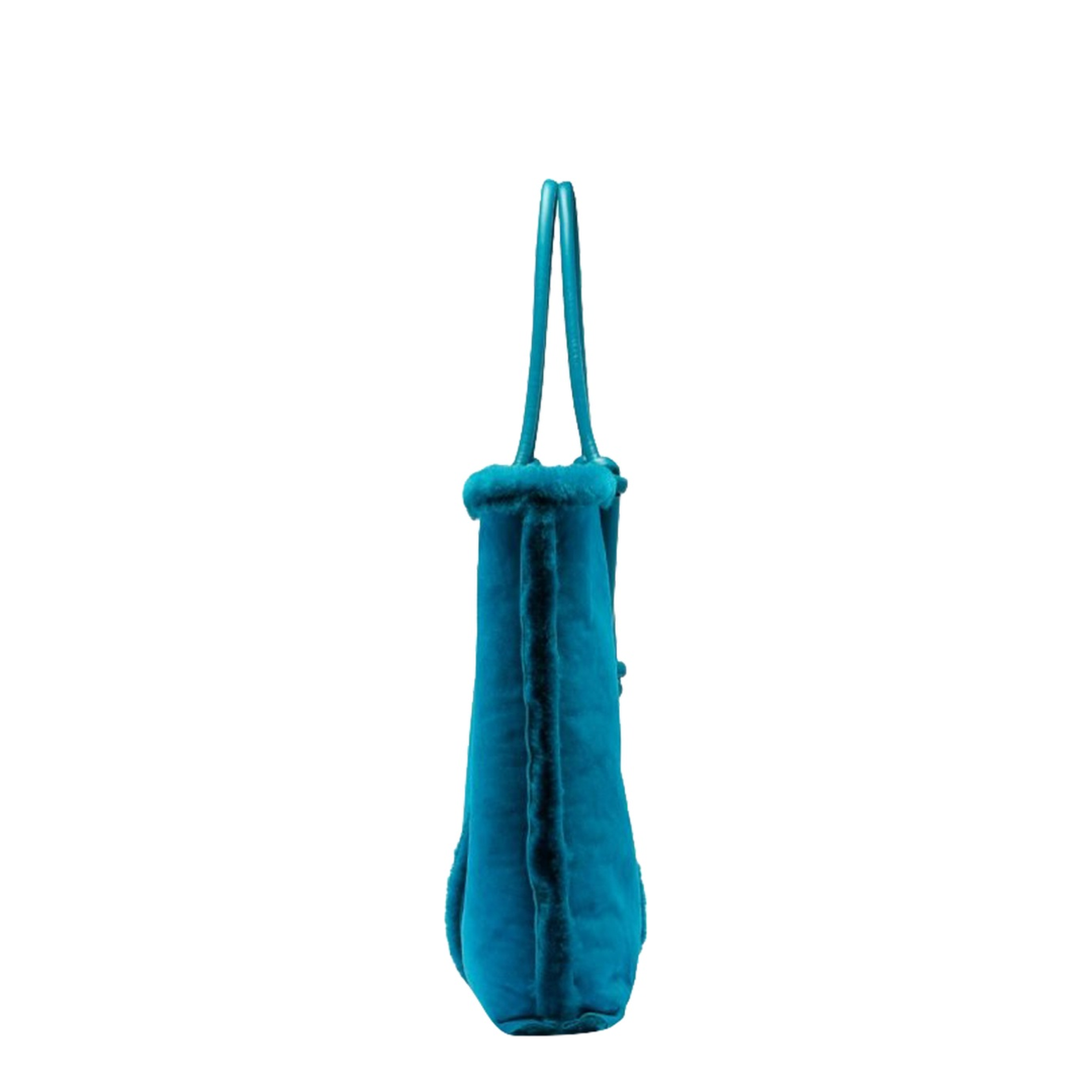 Bolster Medium Lambskin Tote Bags - Blue - Image 3