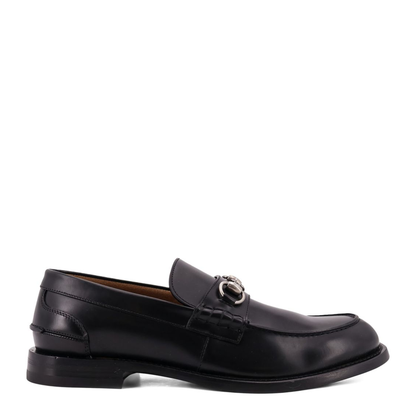 Loafer with Horsebit in Black Leather - Image 1
