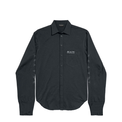 Main Character Artwork Long-Sleeved Jersey Polo Shirt - Image 1