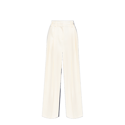Pleated Crease Trousers - Image 1