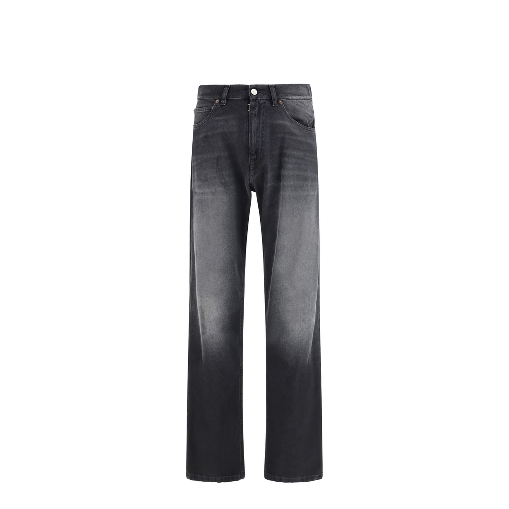 Straight-leg cotton Jeans - Image 1