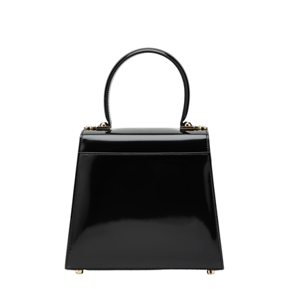 Iconic Top Handle Small Brushed-off Calfskin Top-Handle Bag - Nero - Image 2