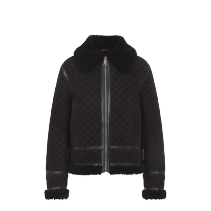 Chocolate Shearling Jacket - Image 1
