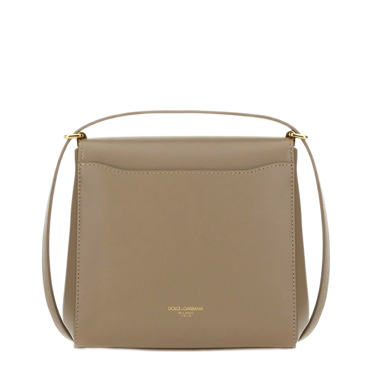Marlene Calfskin Shoulder Bag - Beige - Image 4