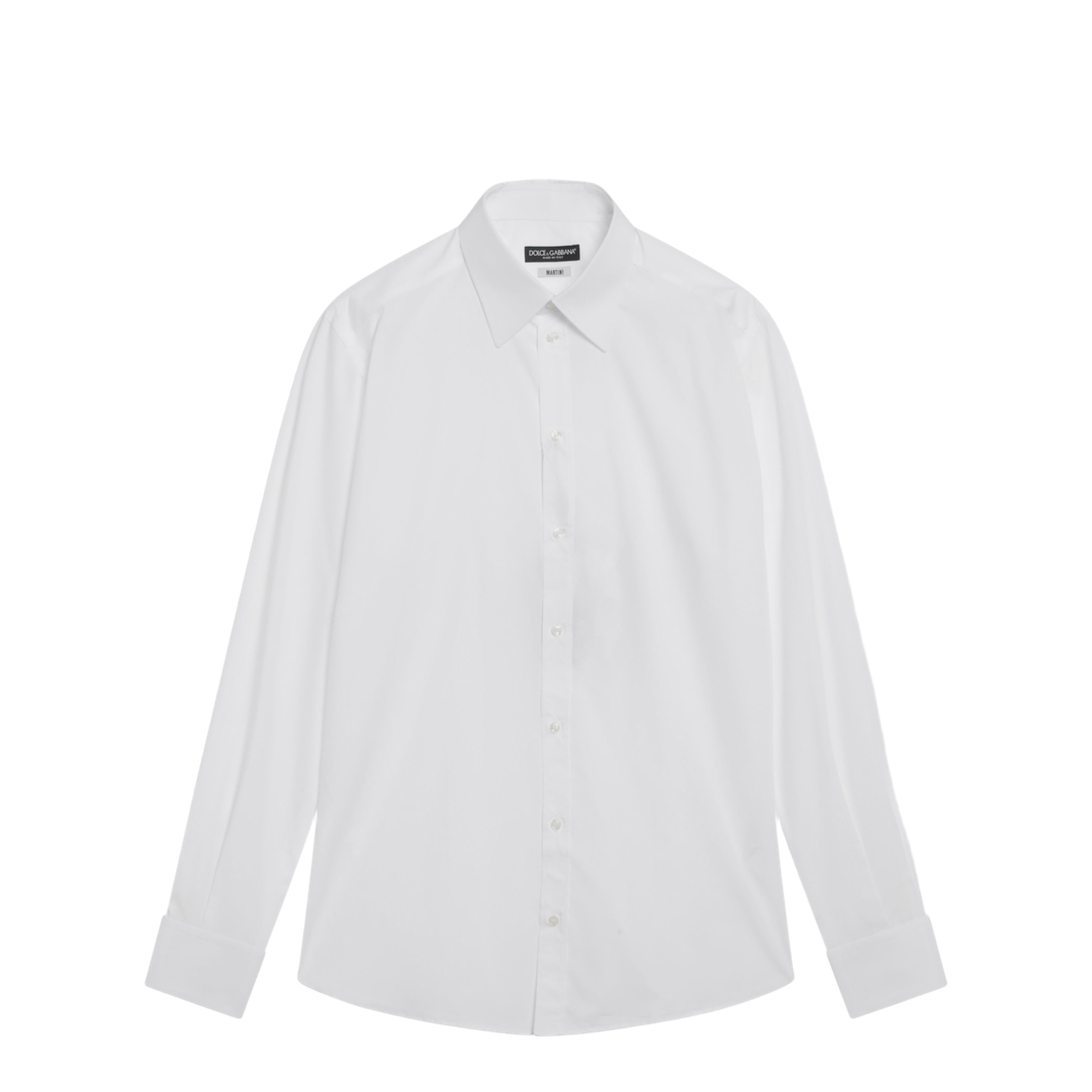 Martini White Cotton Poplin Shirt - Image 1