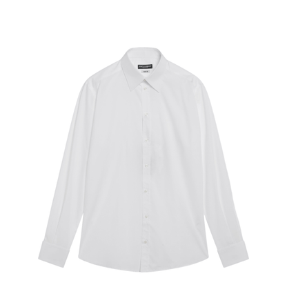 Martini White Cotton Poplin Shirt - Image 1