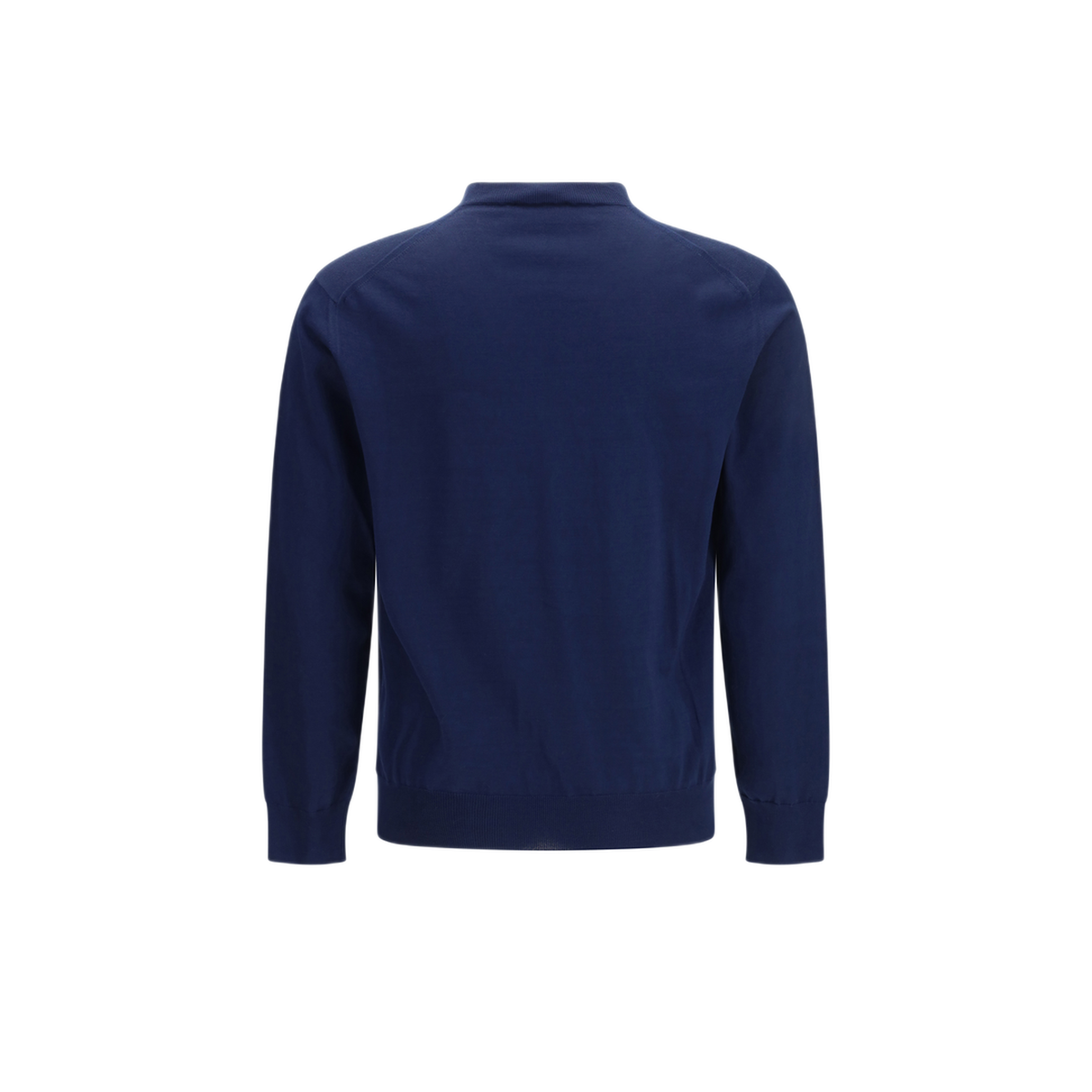 Midnight Blue Cotton Sweater - Image 2
