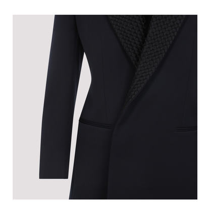 Intrecciato Collar Tuxedo Jacket - Image 5