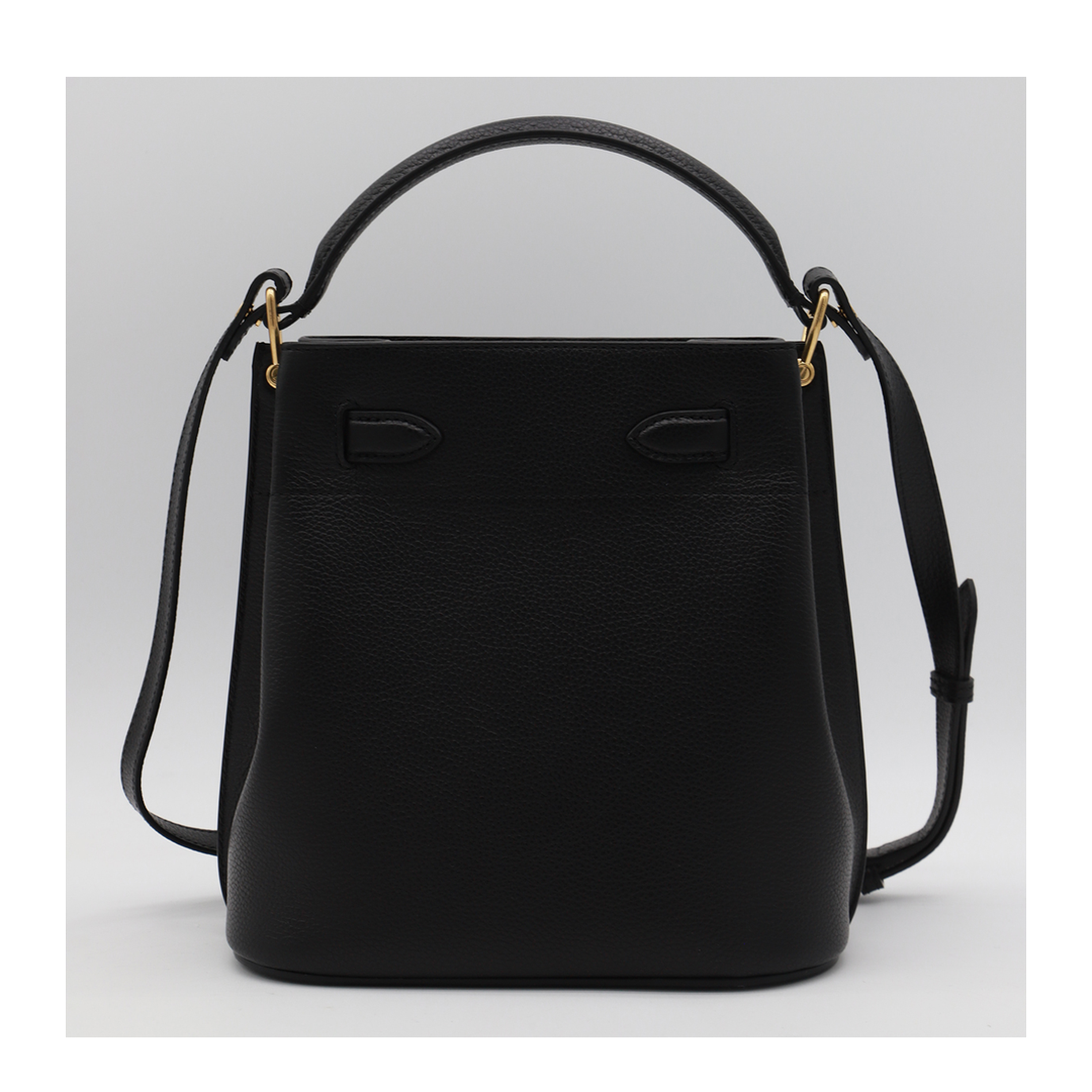 Islington Bucket Bag Small Classic Grain - Black - Image 4