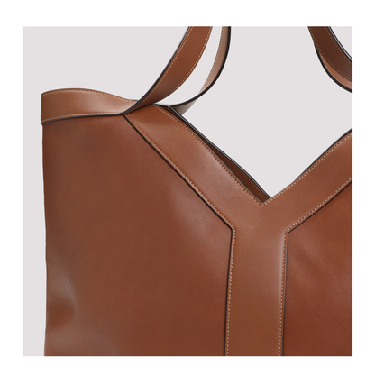 Large Tote in Leather - Image 4