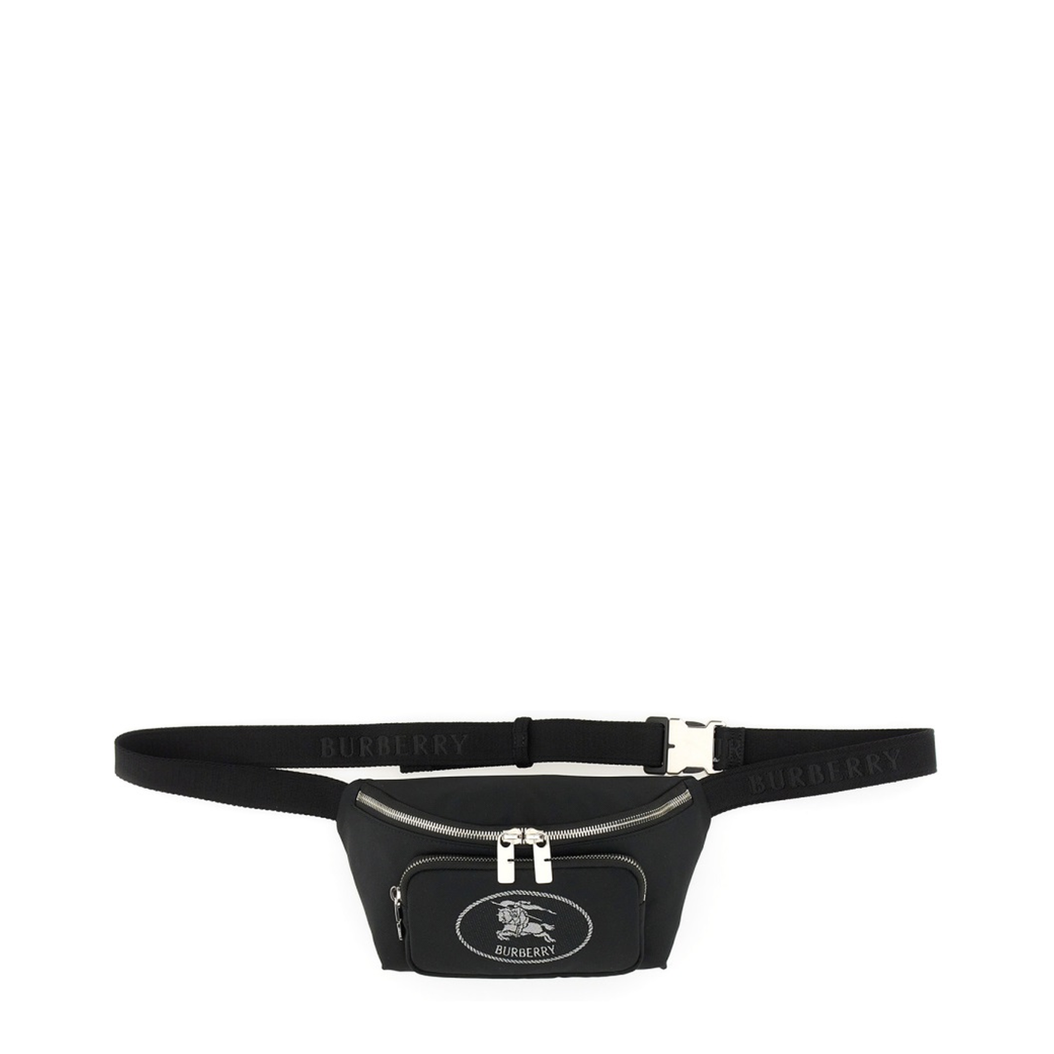 Black Canvas Belt Bag - Image 1