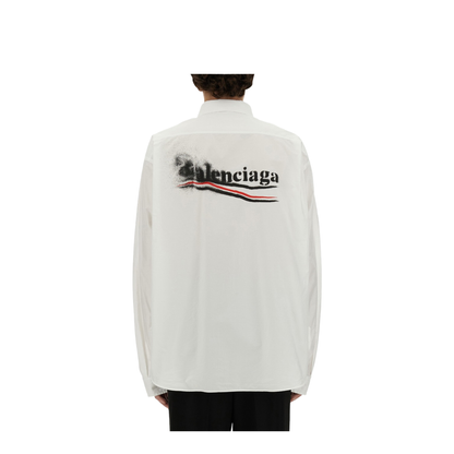 Cotton Poplin Texture Shirt - Image 3