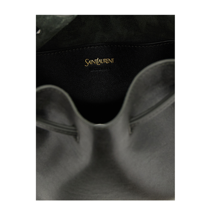 Large Leather Bucket Bag - Image 4