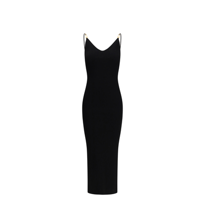 Safety Pin Slip Midi Dress - Image 1