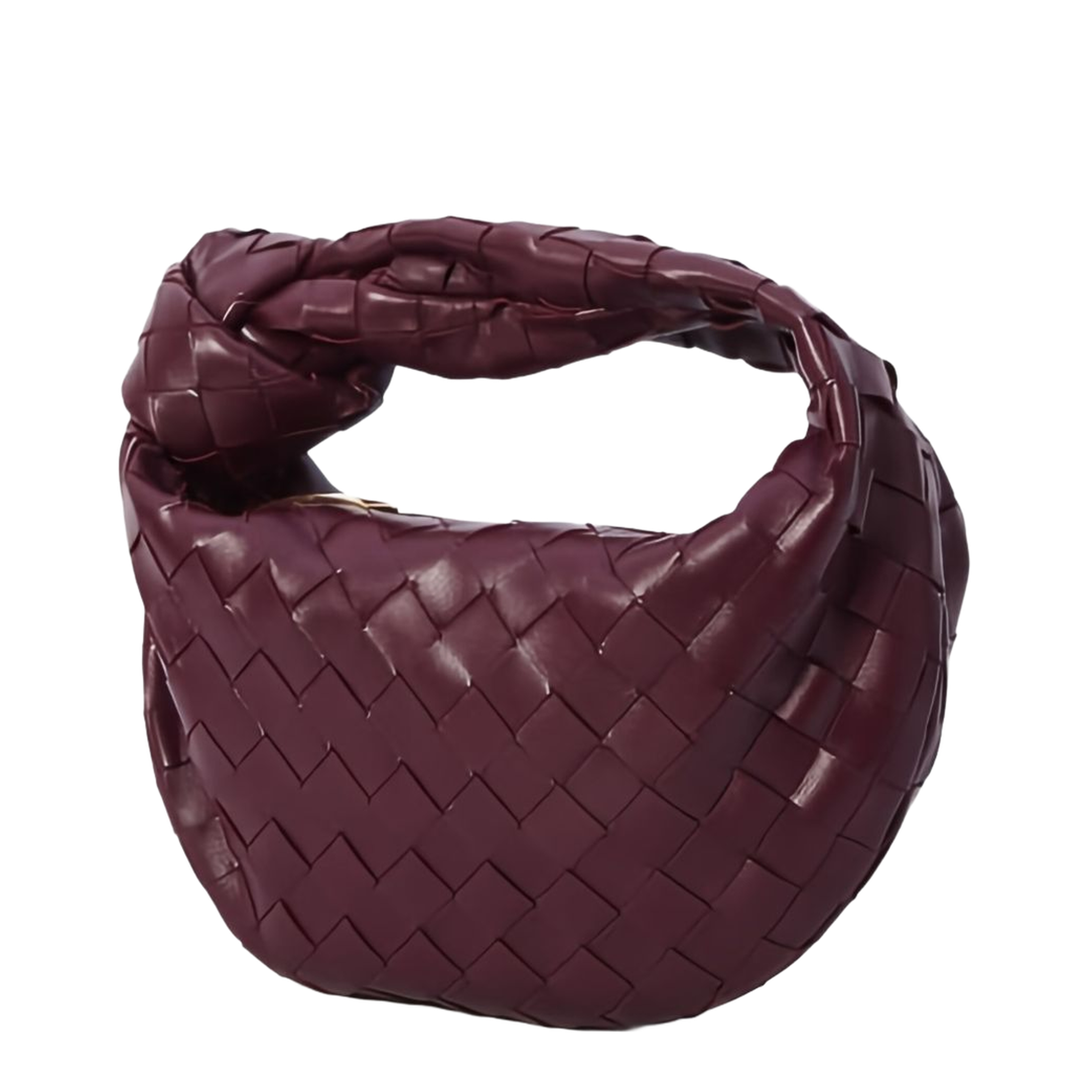 Mini Jodie Leather Top Handle Bag - Red - Image 2