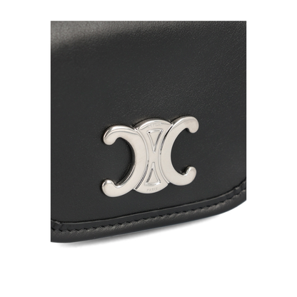 Keyring Nano Besace Triomphe Leather Black - Image 4