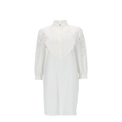 Embroidered Short Dress - Image 1