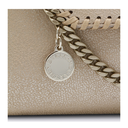 Falabella Polyester Wallet On Chain - Gold - Image 8