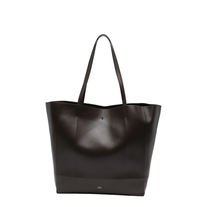 Roam Calf Leather Tote - Brown - Image 1
