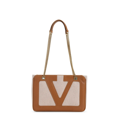 Natural Beige Textile Small Tote Bag - Image 1