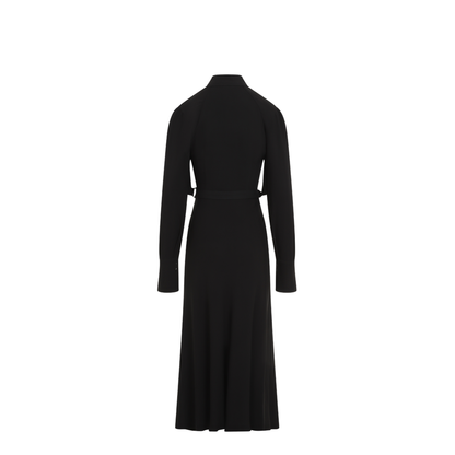Draped Maxi Day Dress - Image 4