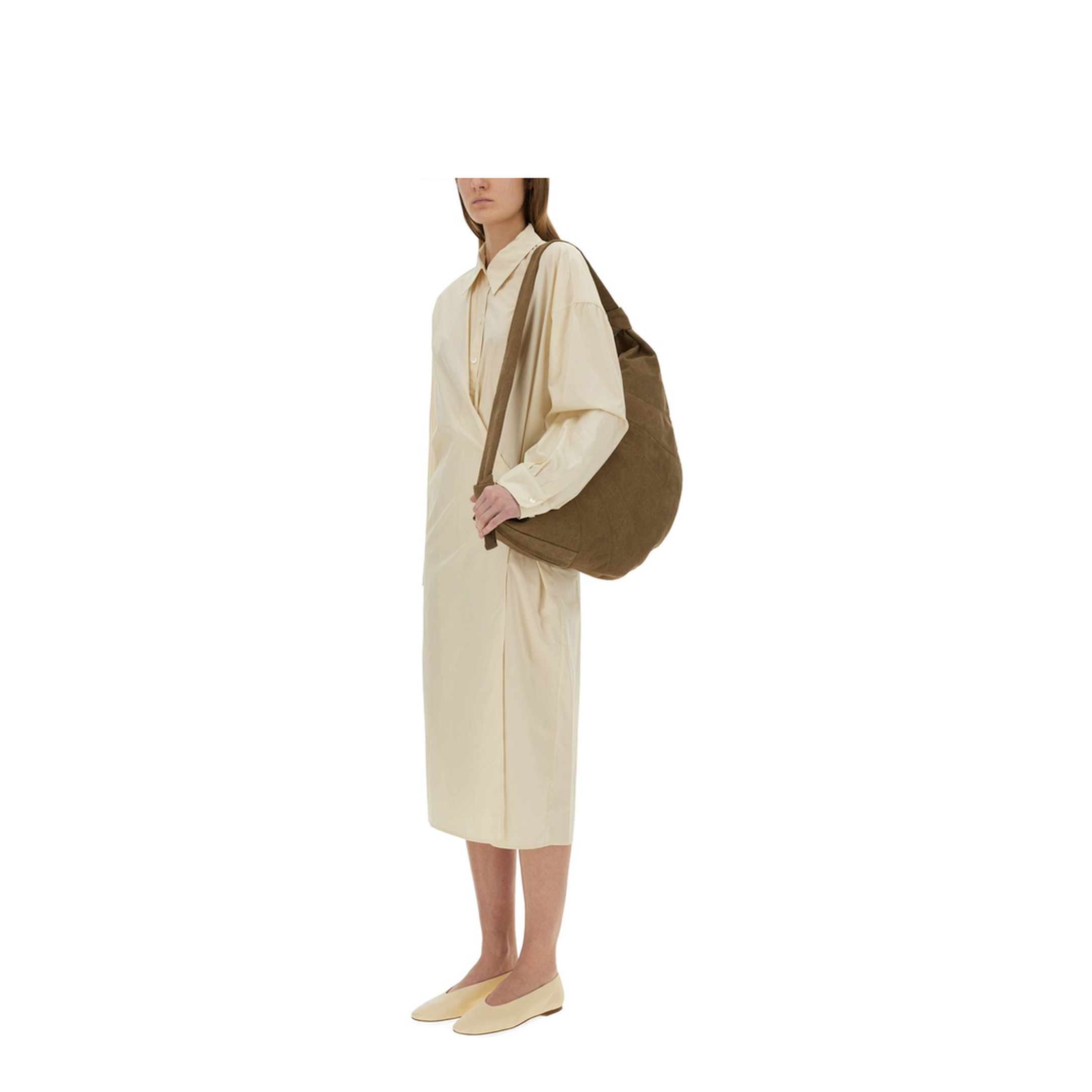 Straight Collar Twisted Dress - Image 2