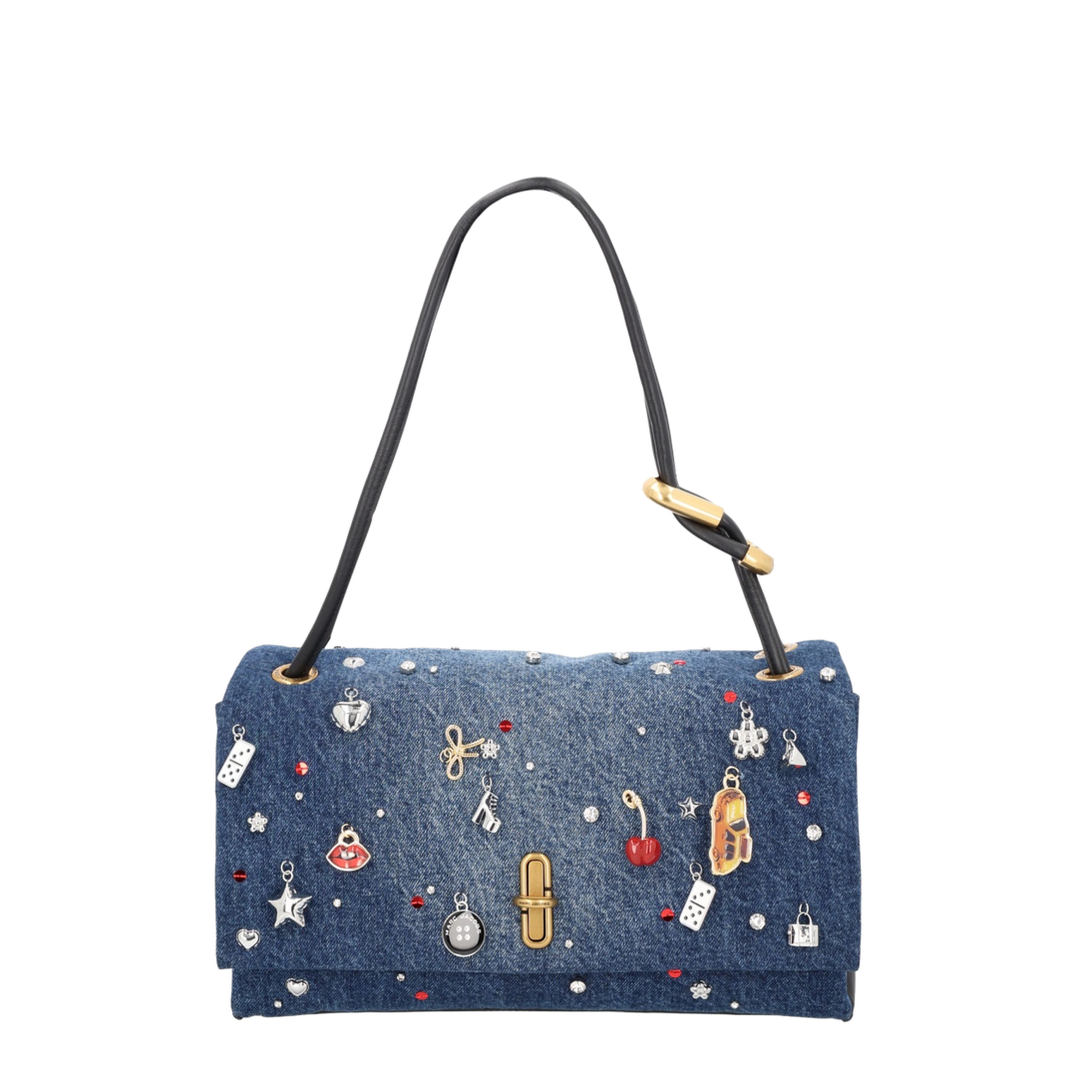 Large Dual Denim Shoulder Bag - Image 1