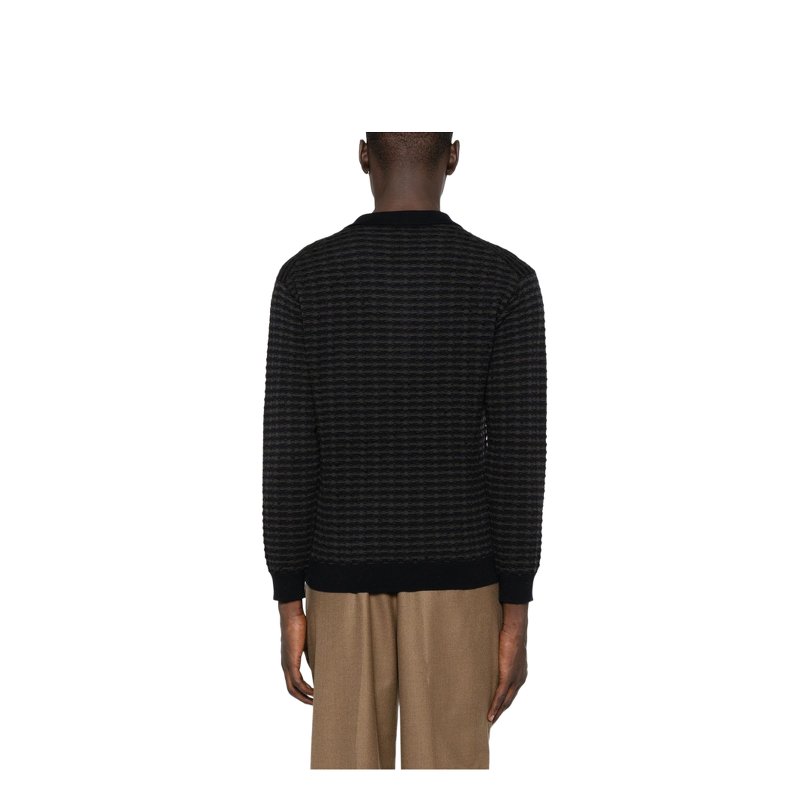 Icon Virgin-Wool Jumper with Polo-Shirt Collar - Image 5