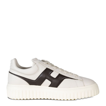 White H-Stripes Sneakers - Image 1