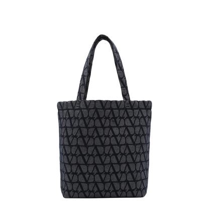 Blue Cotton Tote Bag - Image 4