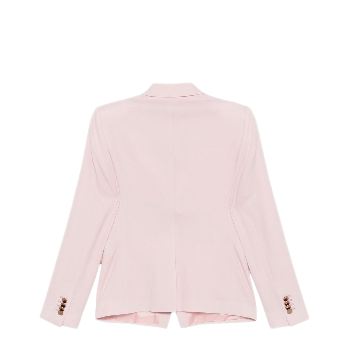 Pink Double Breasted Button Dress - Image 2