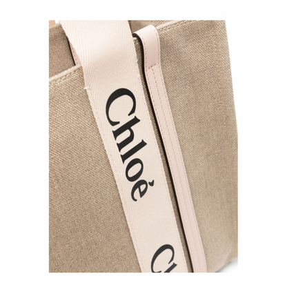 Woody Tote Bag in Linen - Image 4