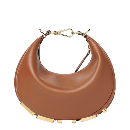 Fendigraphy Mini Calfskin Mini Bag - Brown - Image 1