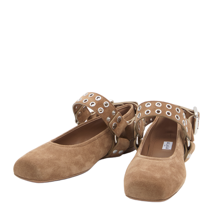 Suede Ballet Flats - Image 2