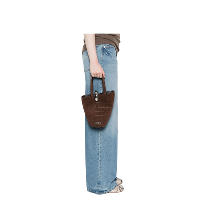 Small Asymmetric Bucket Bag - Image 5