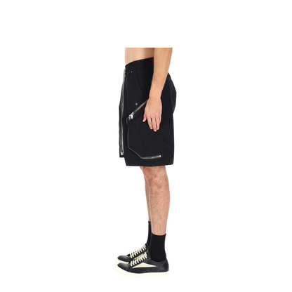 Heizer Nylon Shorts In Black - Image 4