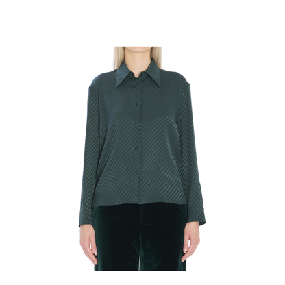 Interlocking Jacquard Silk Shirt - Image 1