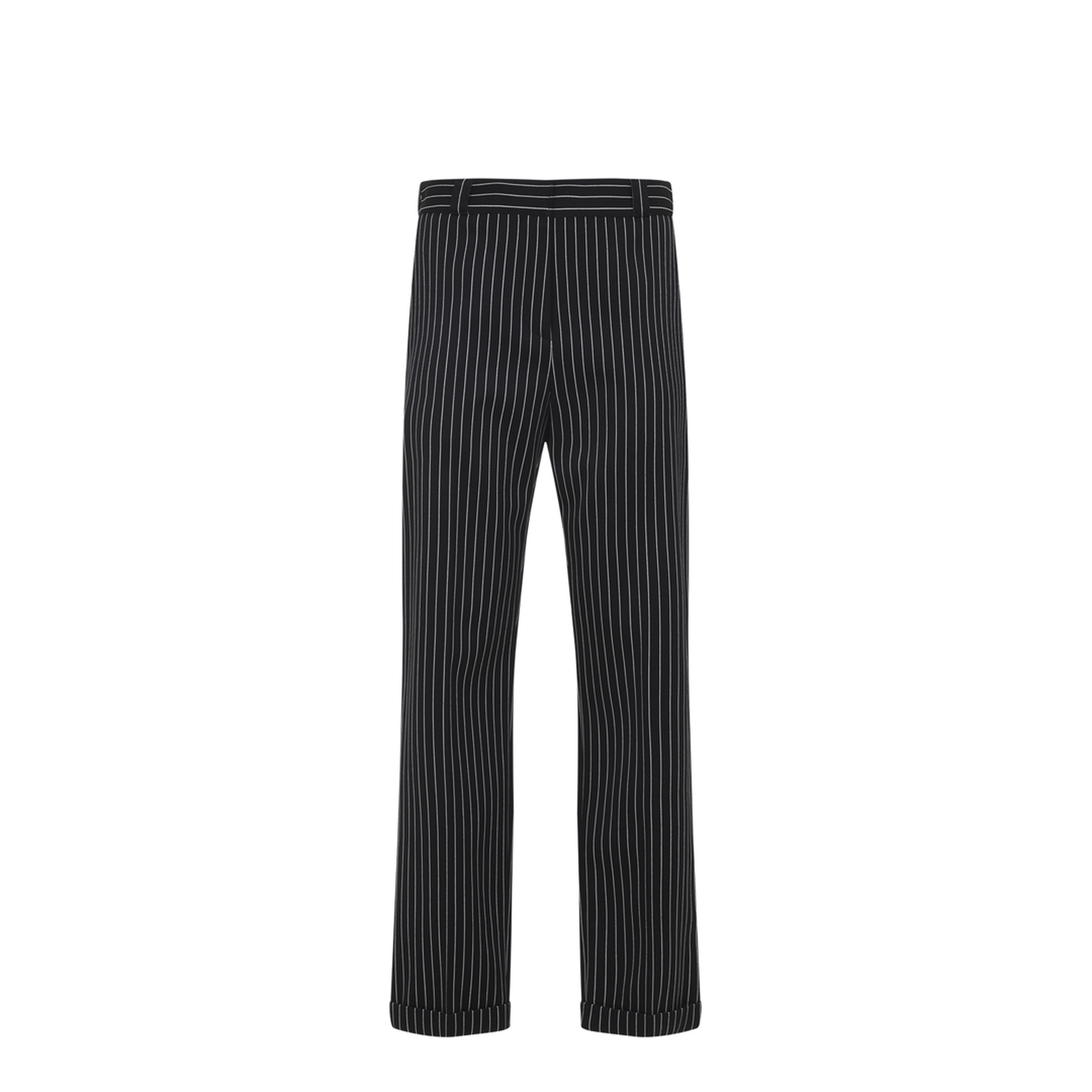 Striped Wool Chino Pants - Image 2