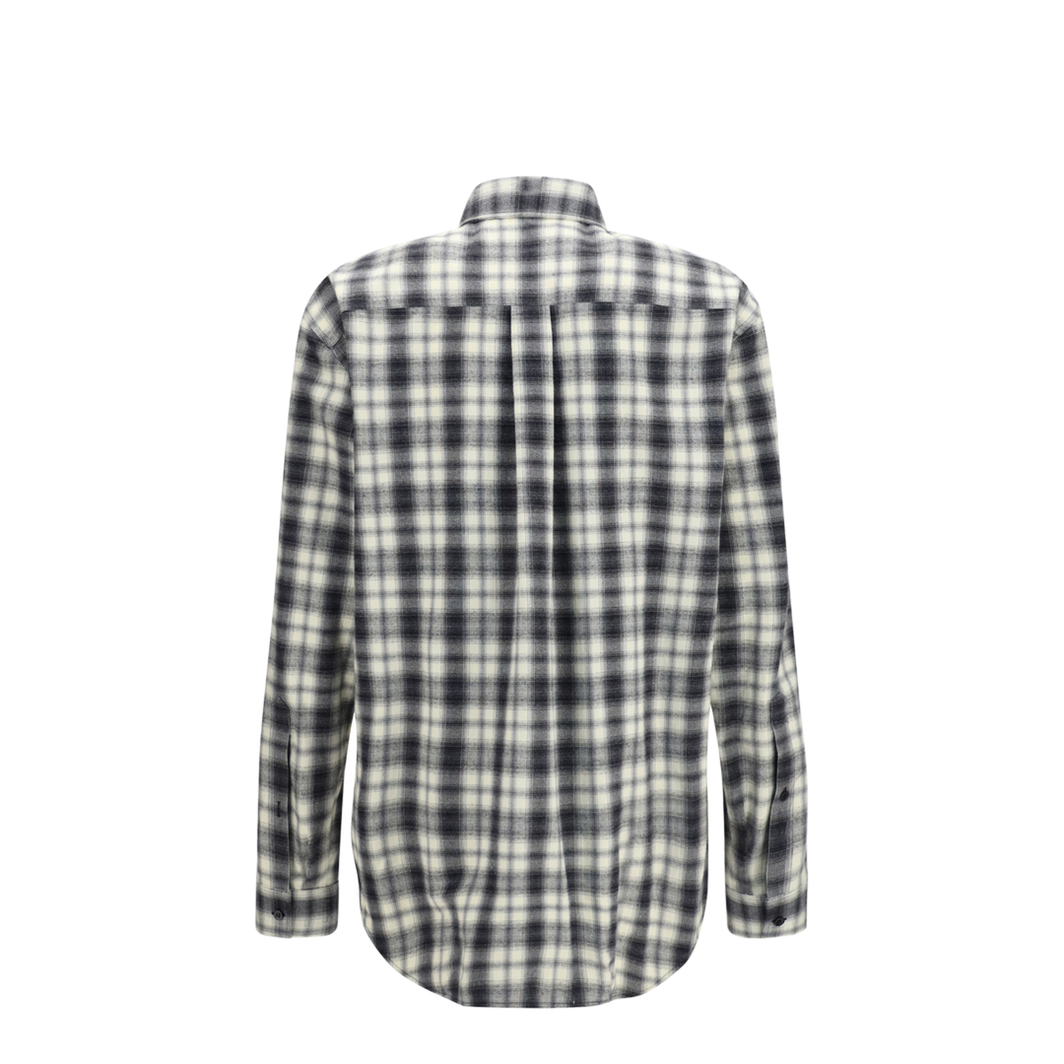 Checked Cotton Flannel Shirt - Image 2