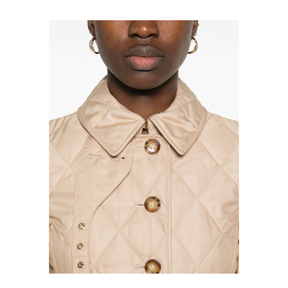 Fernleigh Quilted Jacket With Check Lining - Image 3