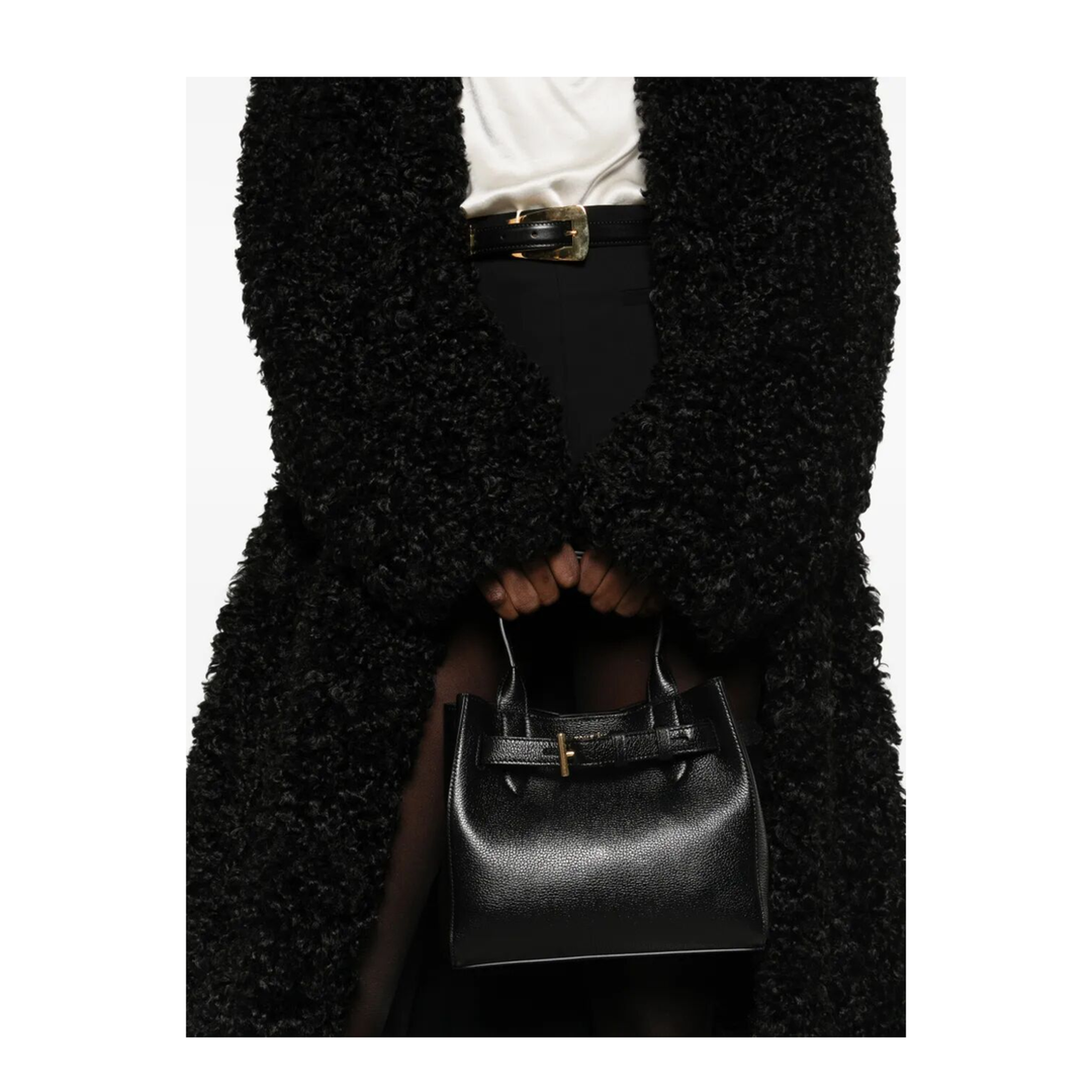 Audrey Buckle-Detail Tote Bag - Image 2