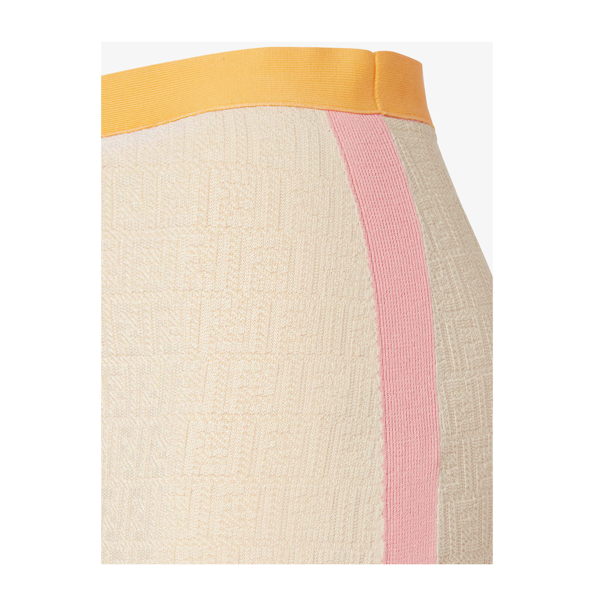 Light Beige Cotton And Silk Skirt - Image 4