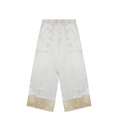 Satin Pants with Drawstring - Image 1
