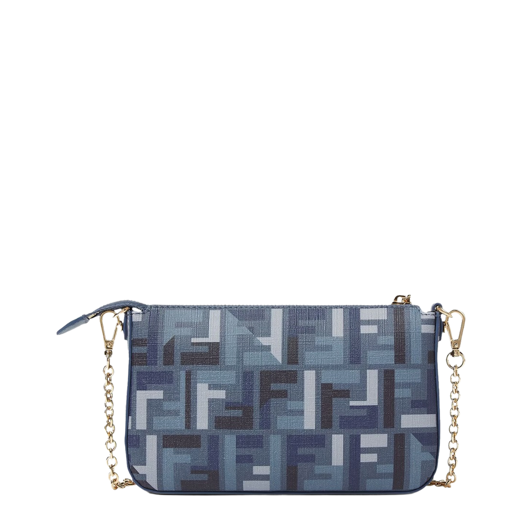 Baguette Canvas Clutch - Navy Blue - Image 4