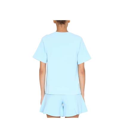 T-Shirt with Asymmetrical Hemline - Image 3