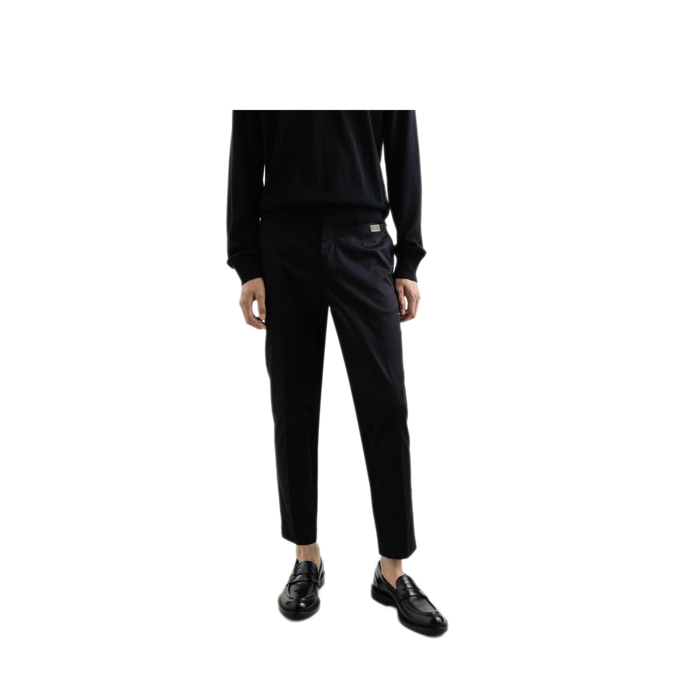Tailored Cotton Trousers - Image 2